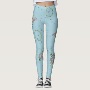 LEGGINGS PRINTEMPS LÉGER BLEU LEGINGS