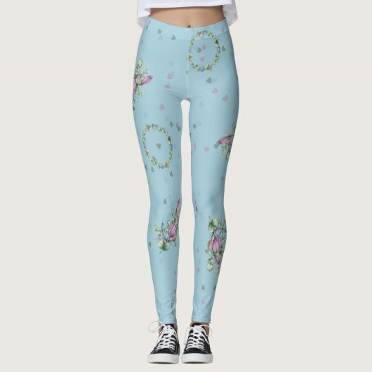 LEGGINGS PRINTEMPS LÉGER BLEU LEGINGS (Devant)
