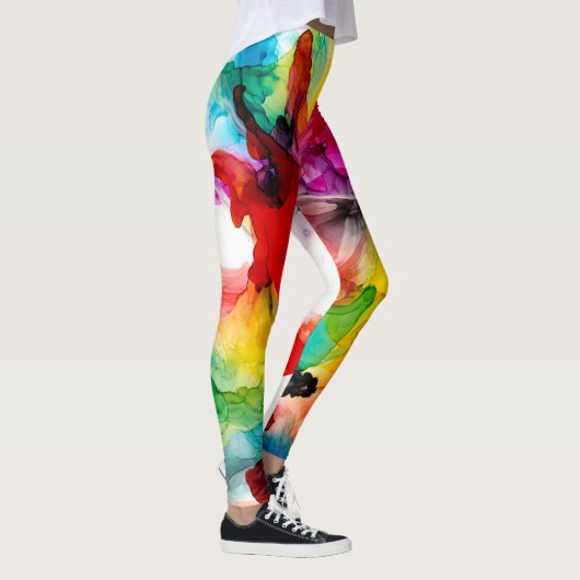 Leggings Prisme de bijoux - Aquarelle (Droite)