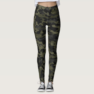 Leggings Pro guêtres vertes de Camo