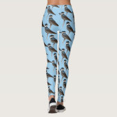 Leggings Profil éclairé d'un oiseau chanteur d'hirondelle d (Dos)