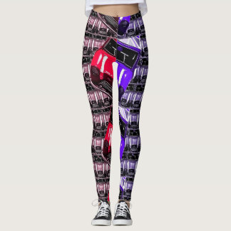 Leggings "Profitez de la voiture de course"