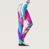 Leggings Projections de peinture liquide colorée (Droite)