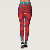 Leggings Psychédélic kaleidoscope (Dos)