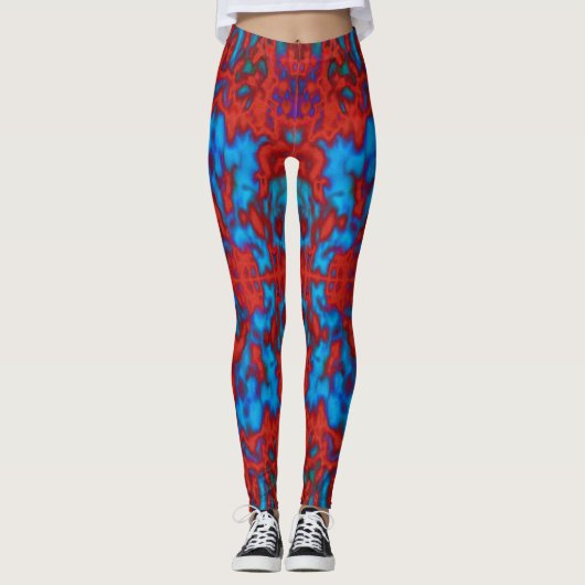 Leggings Psychédélic kaleidoscope (Devant)