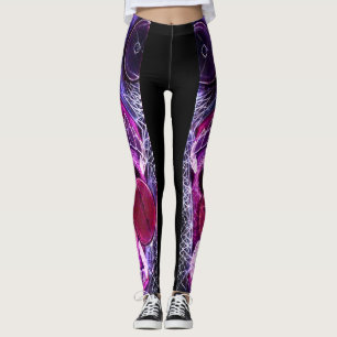 Leggings Psychedelic Raver Rave Party