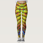 Leggings Psychedelic Tribal Sunshine V1 (Devant)
