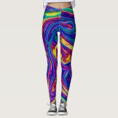 Leggings Psychédélique (Devant)