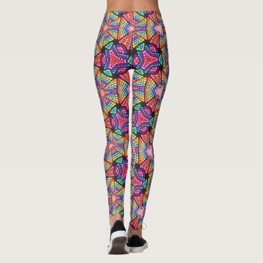 Leggings psychédélique (Dos)