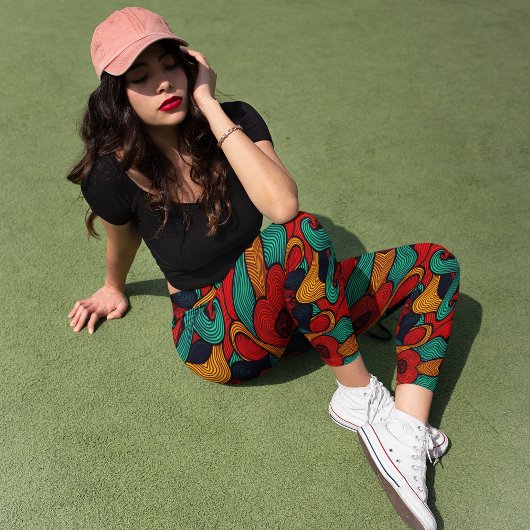 Leggings psychédélique