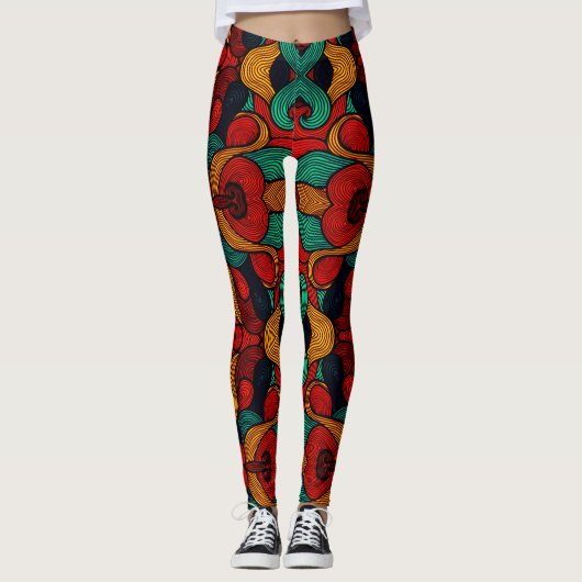 Leggings Psychédélique (Devant)