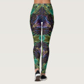 Leggings Psychédélique Mandala Rétro Hippie Trippy Boho Chi (Dos)