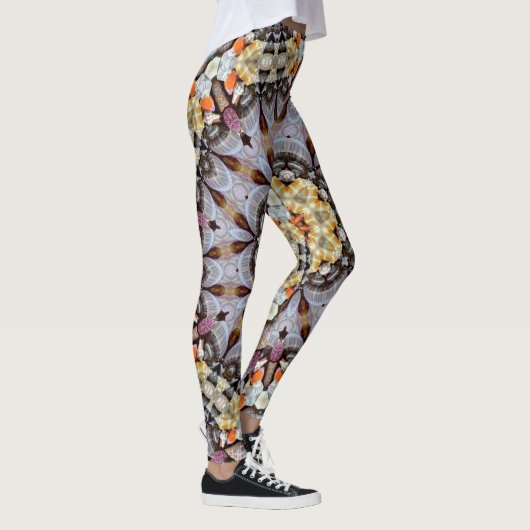 Leggings Psychédélique Mandala Rétro Hippie Trippy Boho Chi (Droite)