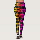 Leggings Psychedeliques 4 Couleurs (Dos)