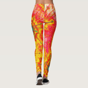 Leggings Psychedeliques à Explosion de Fractales