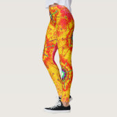 Leggings Psychedeliques à Explosion de Fractales (Gauche)