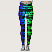 Leggings psychédéliques de 4 couleurs (Devant)