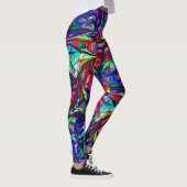 Leggings psychédéliques - Leggings colorés DYE (Droite)