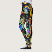 Leggings psychédéliques pour femmes (Gauche)