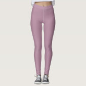Leggings Puce Solid Blank Color (Devant)