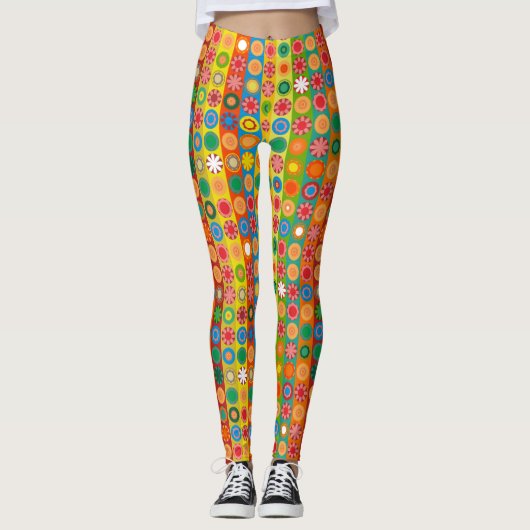 Leggings Puissance de flux dans les lignes (Devant)