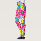 Leggings Puissance des fleurs des années 1970 (Gauche)