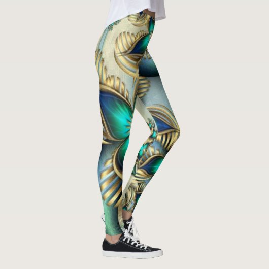 Leggings "Puissance fleur fractale" (Droite)