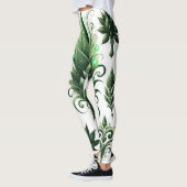 Leggings "Puits verts : Design public inspiré par la nature (Gauche)