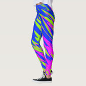 Leggings Pulvériser Paint Pink Lime Blue (Gauche)