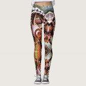 LEGGINGS, PUNK KOG, METAAL, VISTUIG, ROST LEGGINGS (Voorkant)