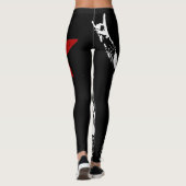 Leggings Punk Rock Custom Text 90s Grunge Street Art (Dos)