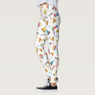 Leggings Purim Festival Kids Party Clown Carnaval