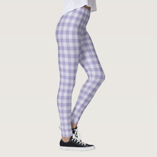 Leggings Purple Checkerboard Pattern (Droite)
