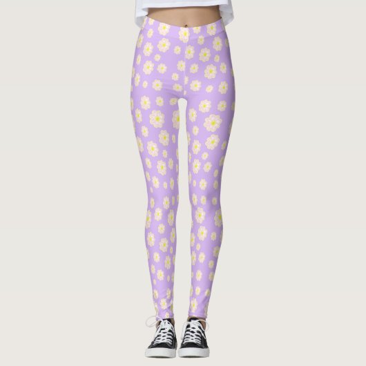 Leggings Purple Daisy (Devant)