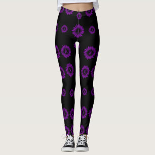 Leggings Purple Daisy...Daisy