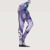 Leggings Purple Floral Paisley Fun (Droite)