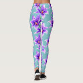 Leggings Purple Lilly du Motif de la Vallée (Dos)
