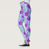 Leggings Purple Lilly du Motif de la Vallée (Gauche)