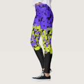 Leggings Purple + Lime Green Cuit (Gauche)