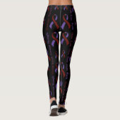 Leggings Purple/Maroon Hope Faith Force Courage...Arachn (Dos)