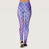 Leggings Purple mermaid glow (Dos)