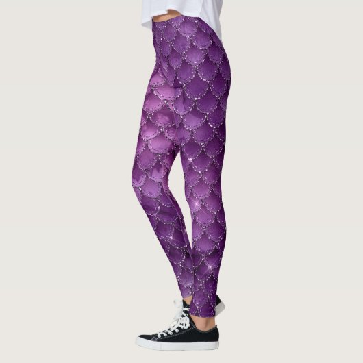 Leggings Purple ombre Glam Mermaid (Gauche)
