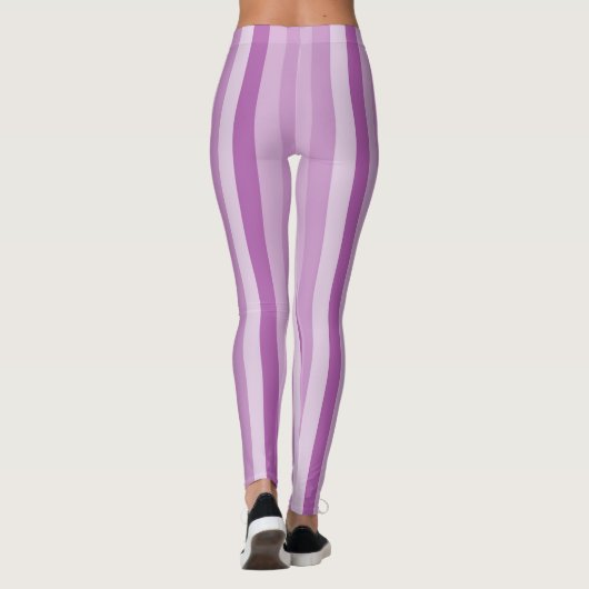 Leggings Purple stripes (Dos)