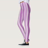 Leggings Purple stripes (Gauche)