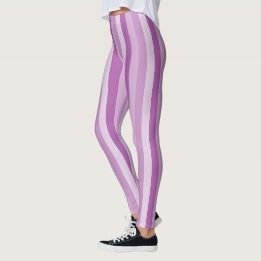 Leggings Purple stripes (Gauche)