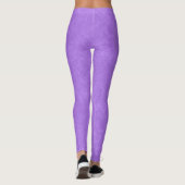 Leggings Purple textured surface with swirling pattern (Dos)