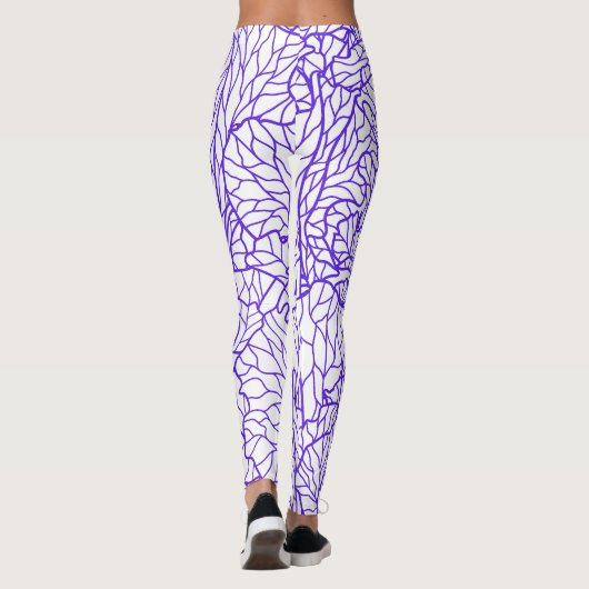 Leggings Purple's Lines Patton (Dos)