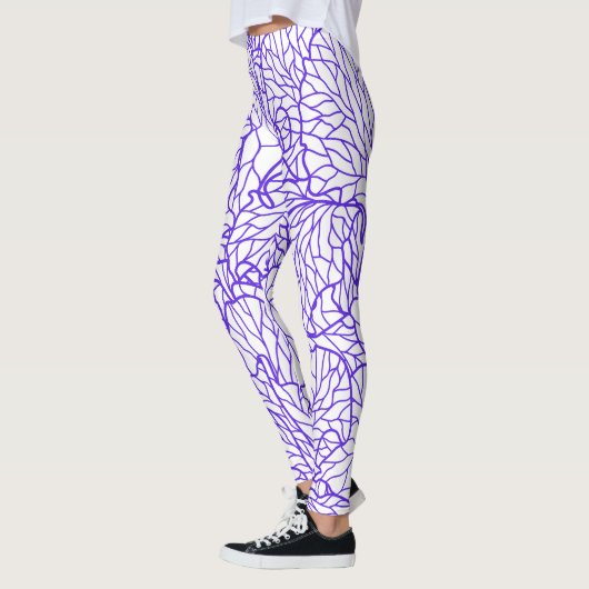 Leggings Purple's Lines Patton (Gauche)