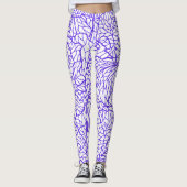 Leggings Purple's Lines Patton (Devant)
