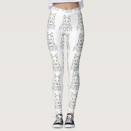 Leggings Purr de chat (Devant)